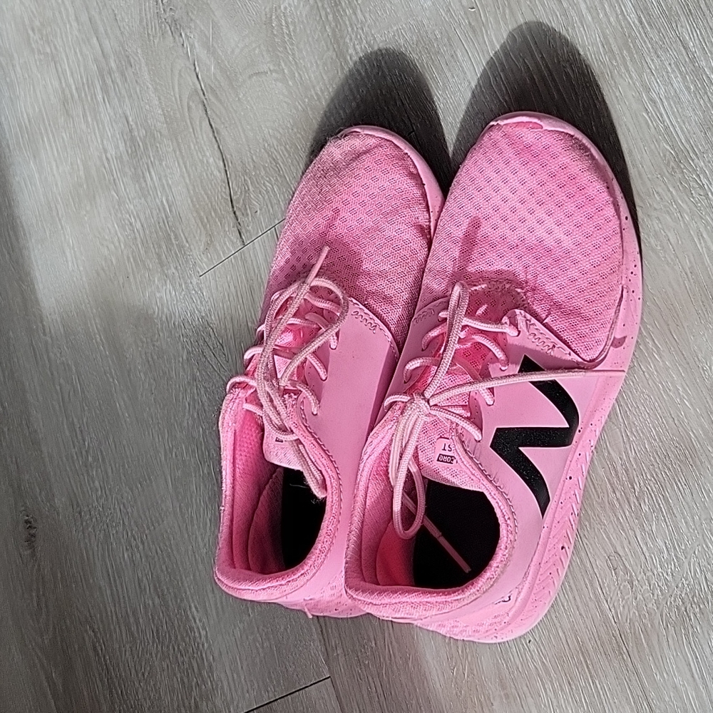 Pink New Balance shoes